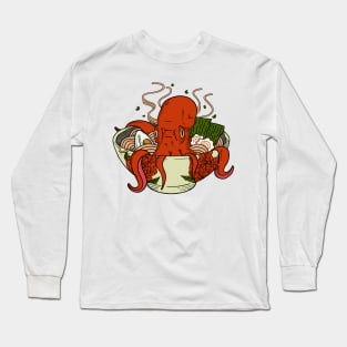 I Love Ramen Octopus Long Sleeve T-Shirt